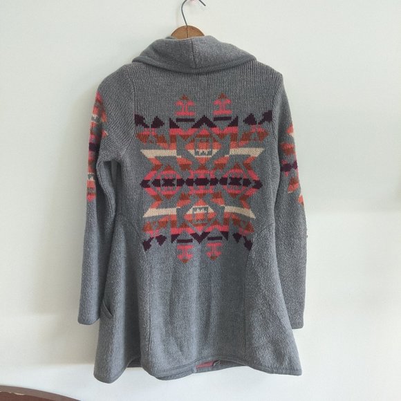 aztec wool sweater